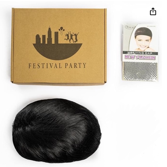 NEW 14” Quality Black Wavy Bob Wig with Bangs Women Shoulder Length Halloween - Picture 3 of 8
